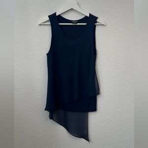Bebe Navy Blue Sleeveless Top